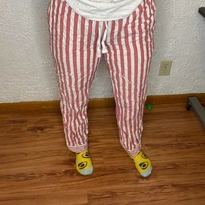 Stripped pj pants